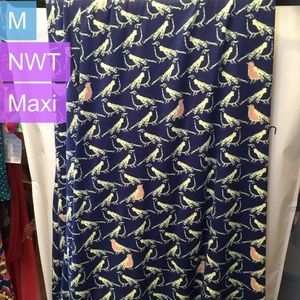 Lularoe Vintage bird Maxi skirt
